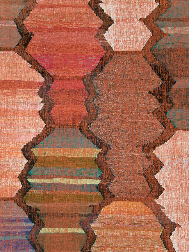 Contemporary Turkish Flatweave Kilim Room Size Carpet, No.29697 - Gsblank