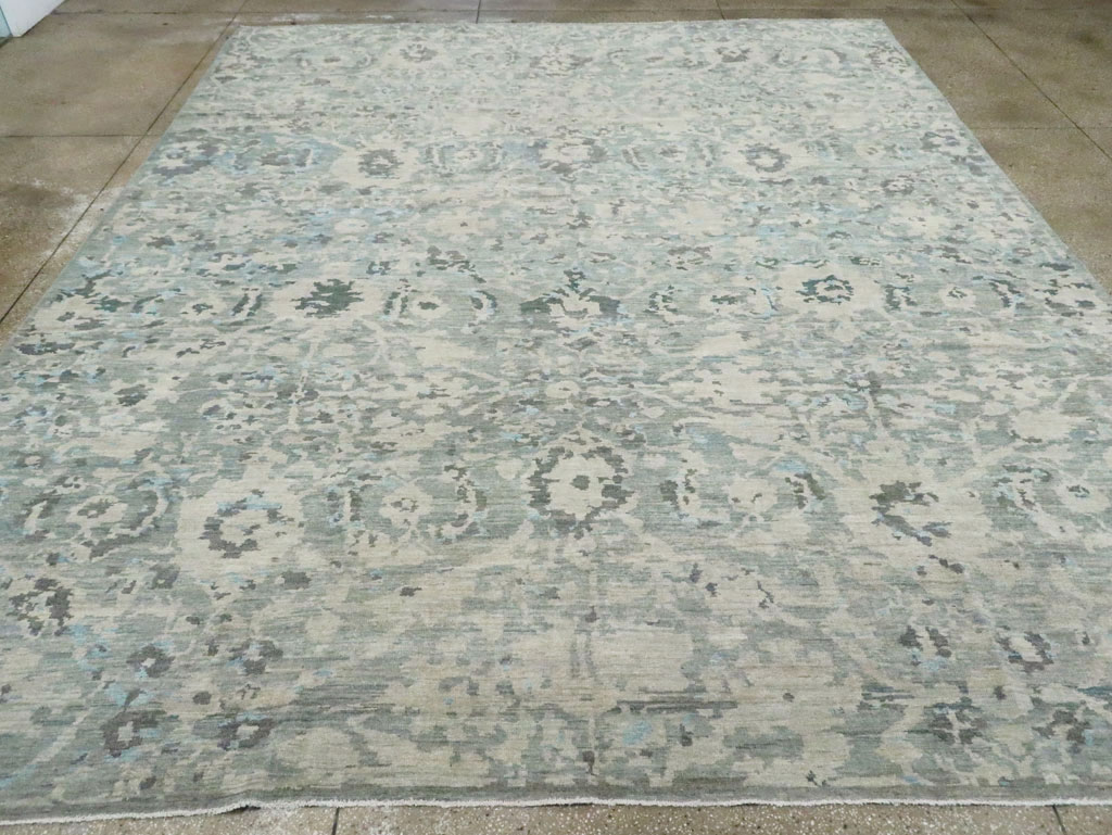 Contemporary Turkish Sultanabad Large Room Size Carpet, No.29700 - Gsblank
