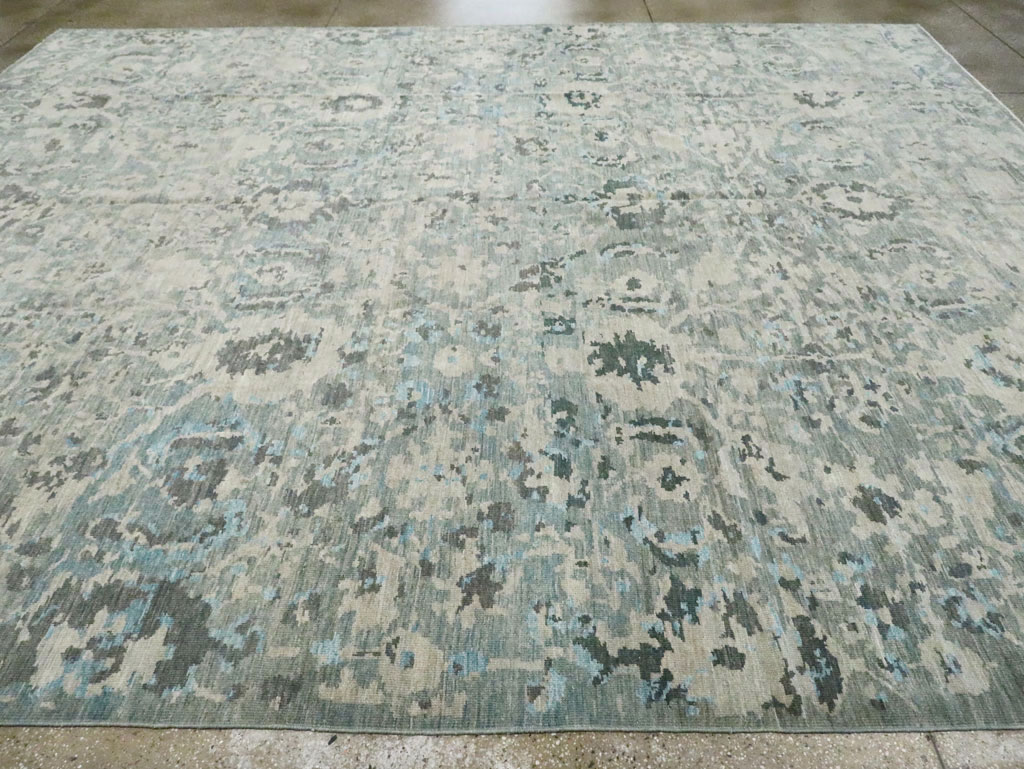 Contemporary Turkish Sultanabad Large Room Size Carpet, No.29700 - Gsblank