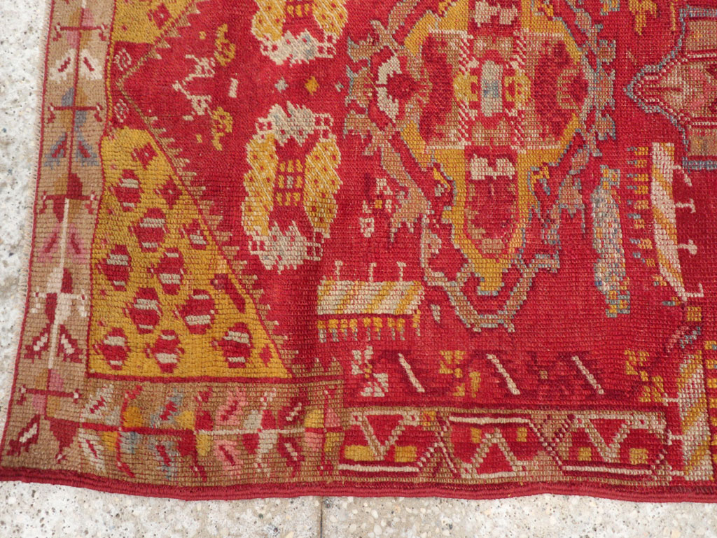 Antique Turkish Anatolian Wagireh Rug, No.29704 - Gsblank