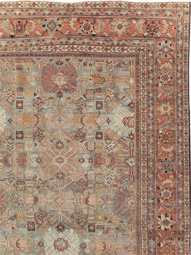 Antique Persian Mahal Carpet, No.29706 - Gsblank