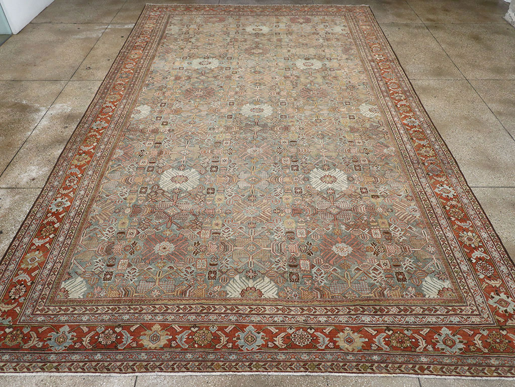 Antique Persian Mahal Carpet, No.29706 - Gsblank