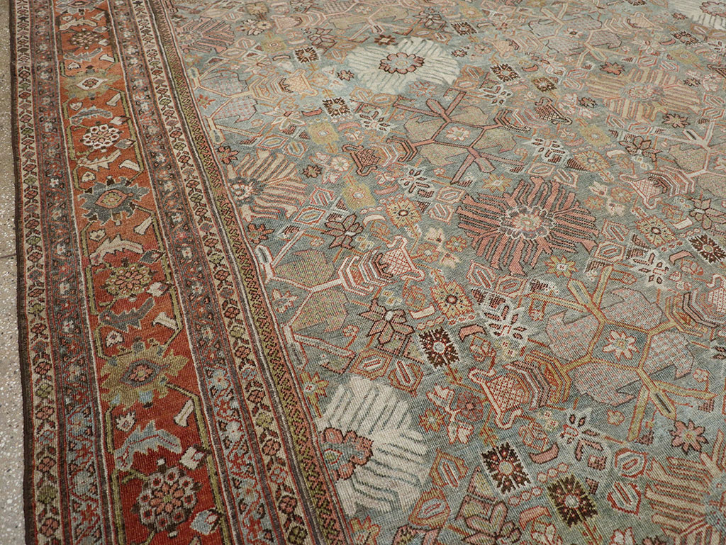 Antique Persian Mahal Carpet, No.29706 - Gsblank