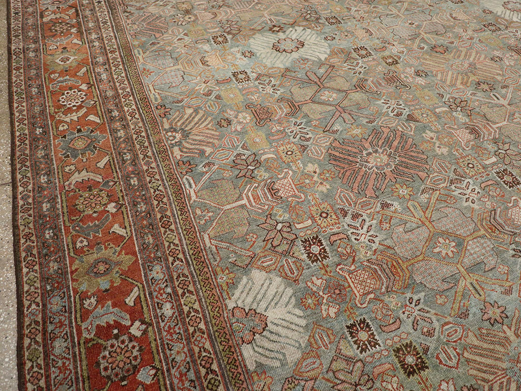 Antique Persian Mahal Carpet, No.29706 - Gsblank