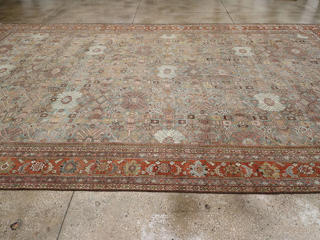 Antique Persian Mahal Carpet, No.29706 - Gsblank