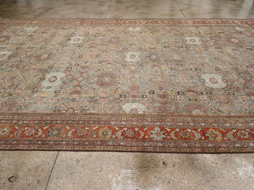 Antique Persian Mahal Carpet, No.29706 - Gsblank