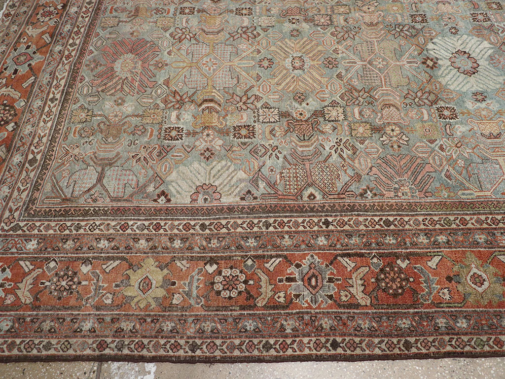 Antique Persian Mahal Carpet, No.29706 - Gsblank
