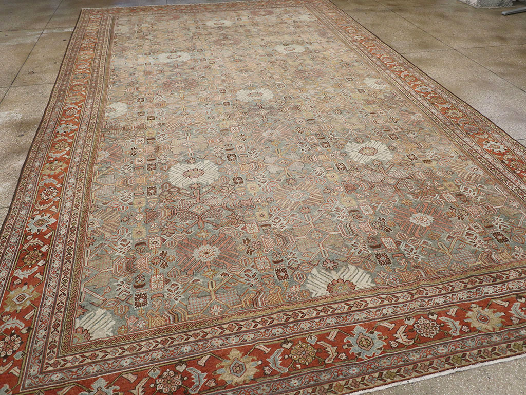 Antique Persian Mahal Carpet, No.29706 - Gsblank