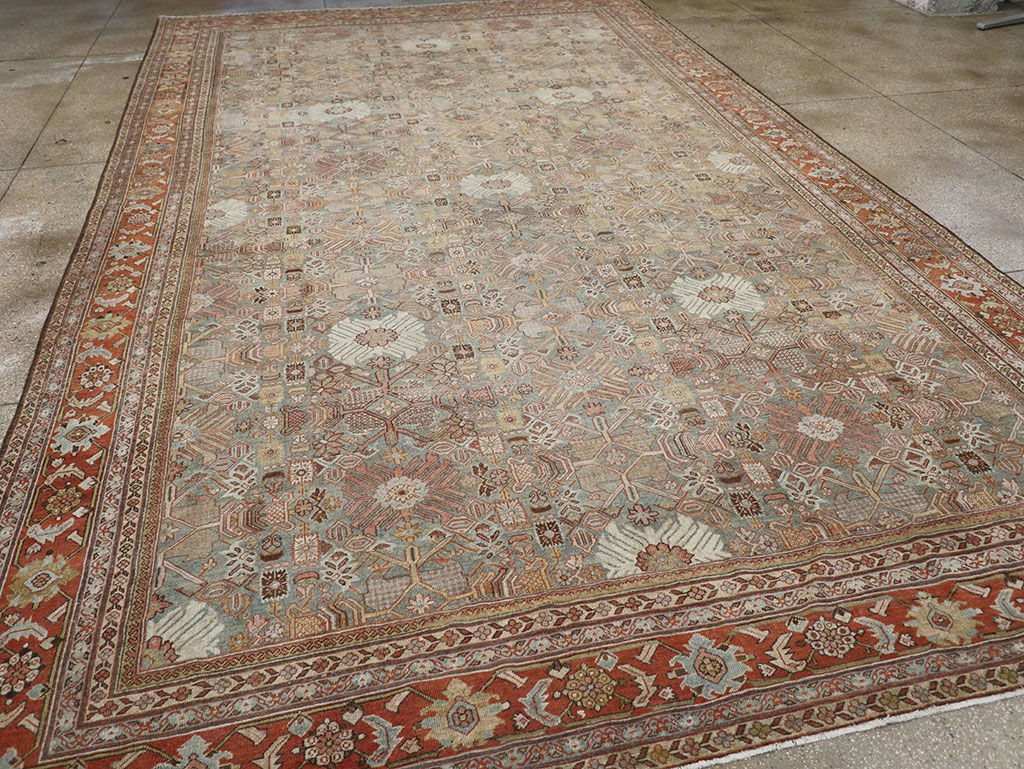 Antique Persian Mahal Carpet, No.29706 - Gsblank
