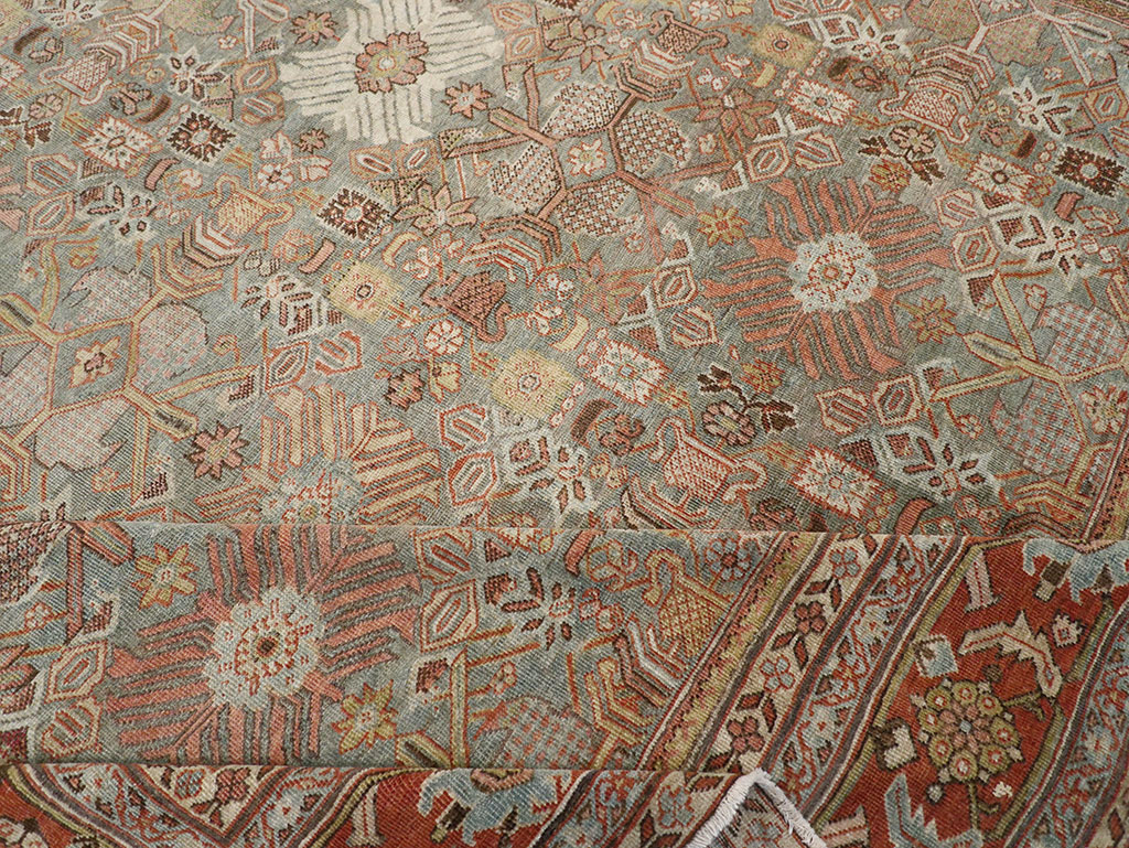 Antique Persian Mahal Carpet, No.29706 - Gsblank