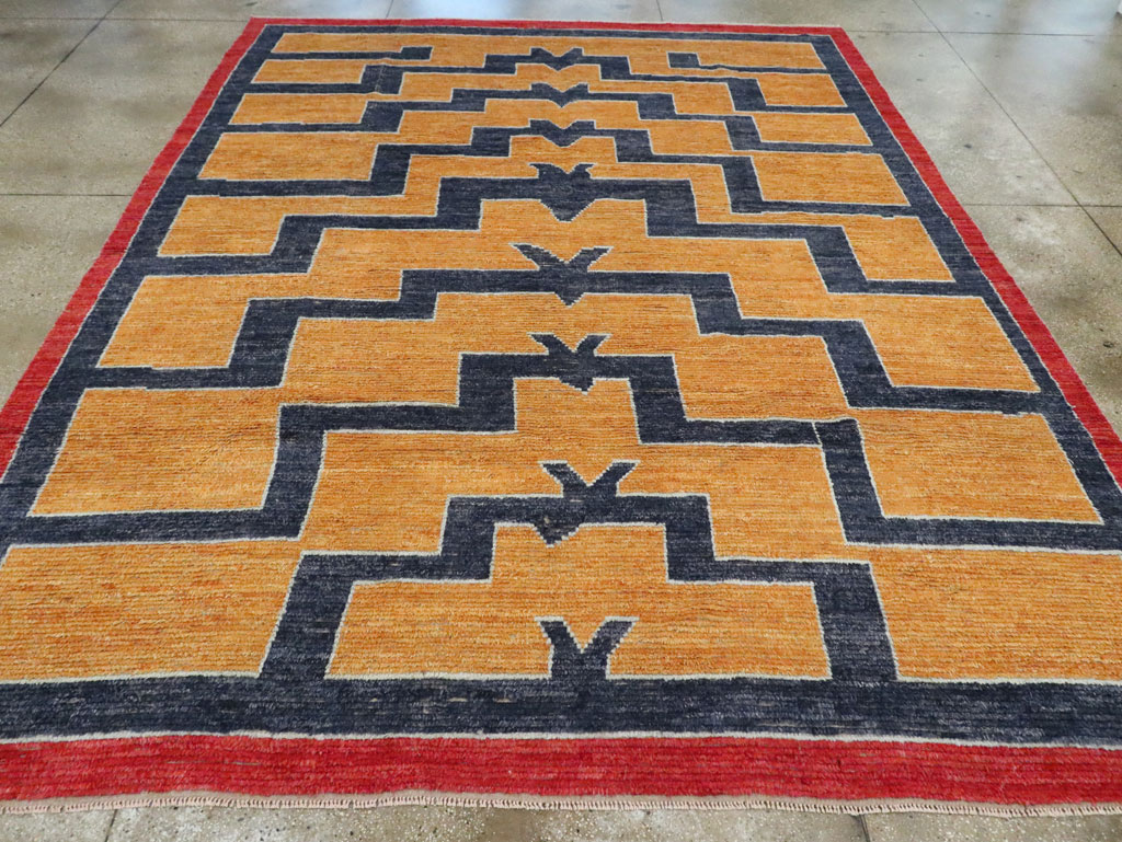Contemporary Turkish Tulu Room Size Carpet, No.29707 - Gsblank