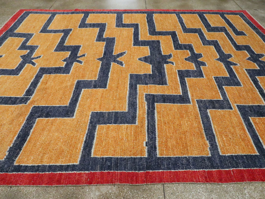 Contemporary Turkish Tulu Room Size Carpet, No.29707 - Gsblank