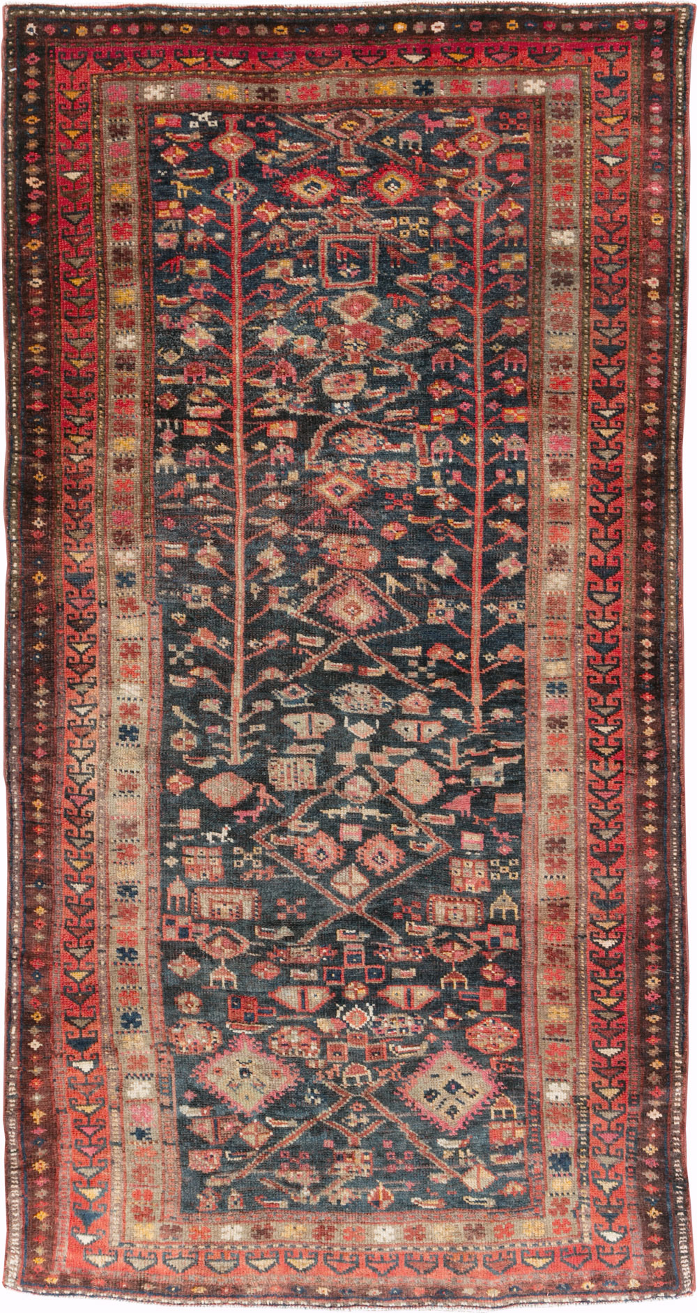 Antique Persian Lori Gallery Rug, No.29714 - Gsblank