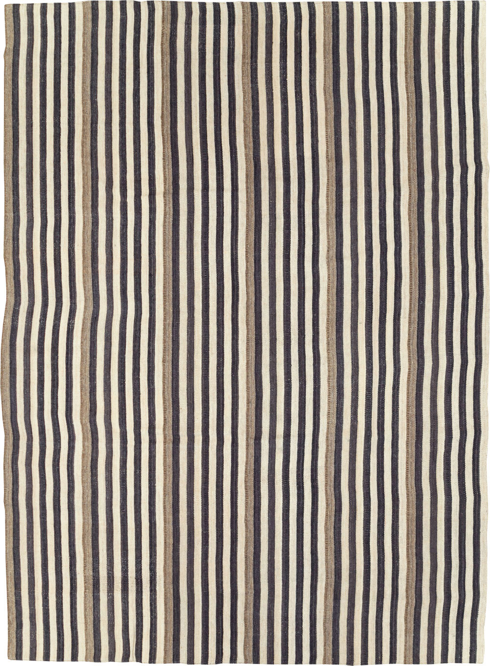 Modern Turkish Flatweave Kilim Room Size Carpet, No.29727 - Gsblank