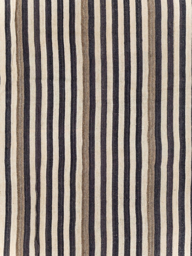 Modern Turkish Flatweave Kilim Room Size Carpet, No.29727 - Gsblank