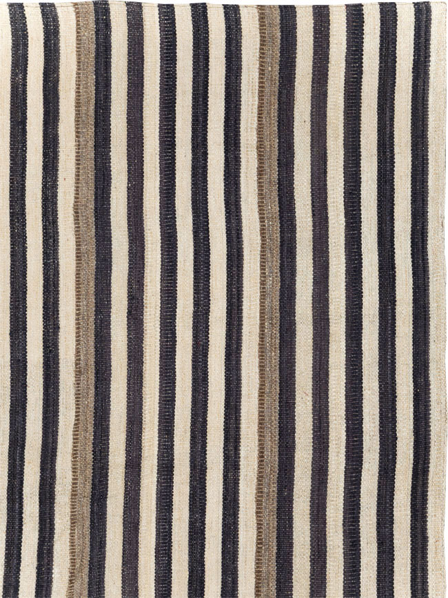 Modern Turkish Flatweave Kilim Room Size Carpet, No.29727 - Gsblank