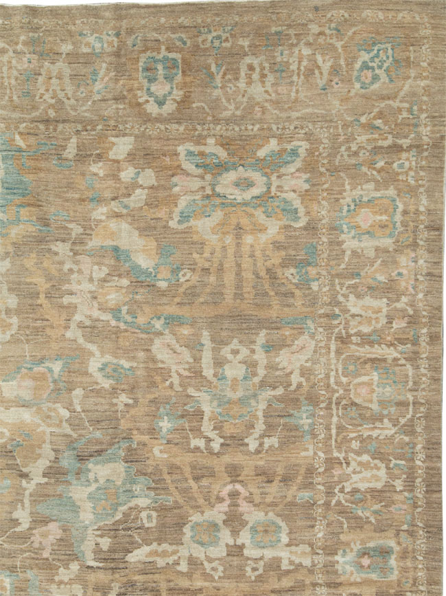 Modern Persian Sultanabad Oversize Carpet, No.29731 - Gsblank