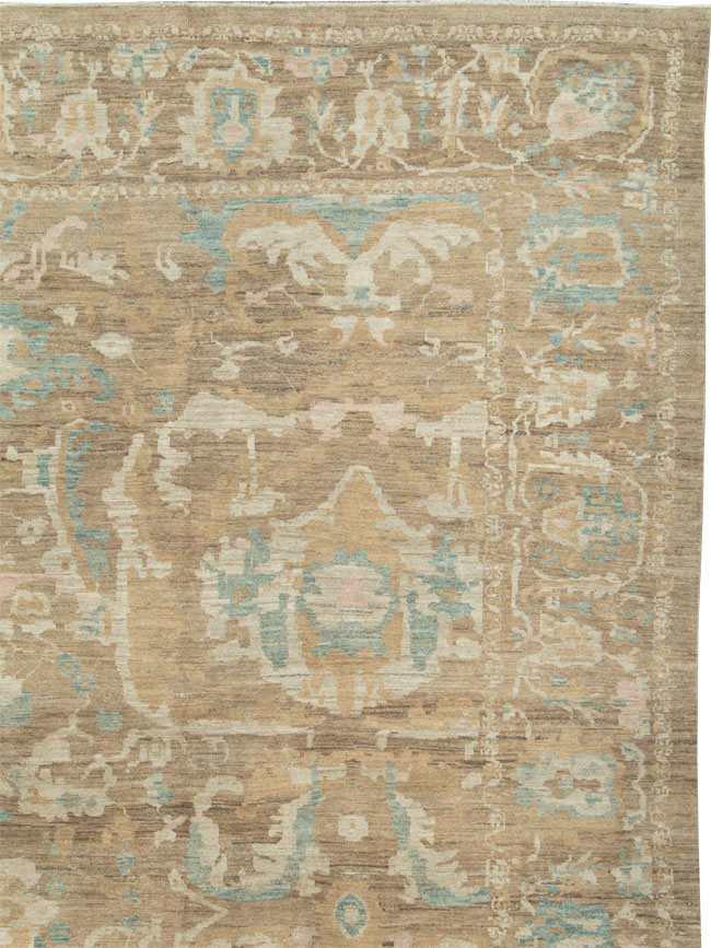Modern Persian Sultanabad Oversize Carpet, No.29731 - Gsblank