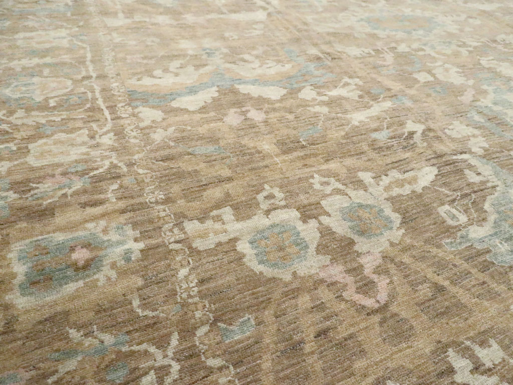 Modern Persian Sultanabad Oversize Carpet, No.29731 - Gsblank