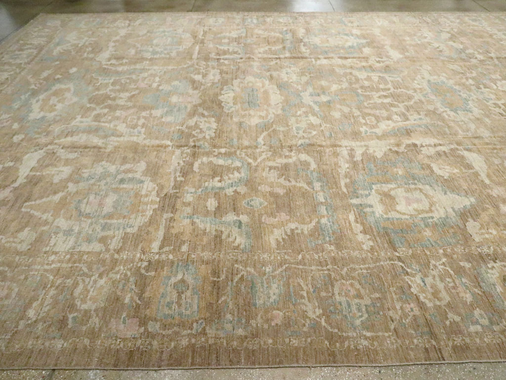 Modern Persian Sultanabad Oversize Carpet, No.29731 - Gsblank