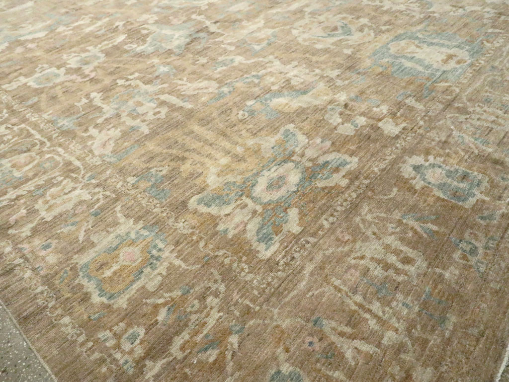 Modern Persian Sultanabad Oversize Carpet, No.29731 - Gsblank