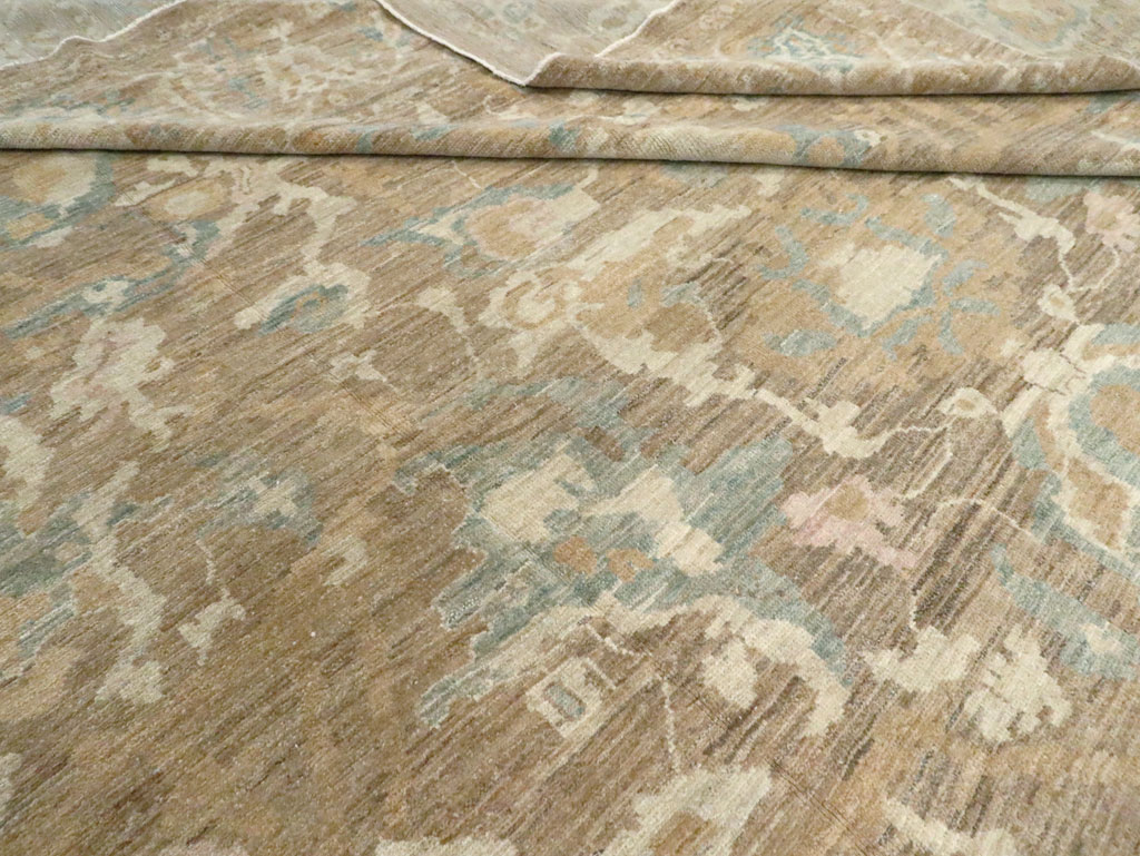 Modern Persian Sultanabad Oversize Carpet, No.29731 - Gsblank