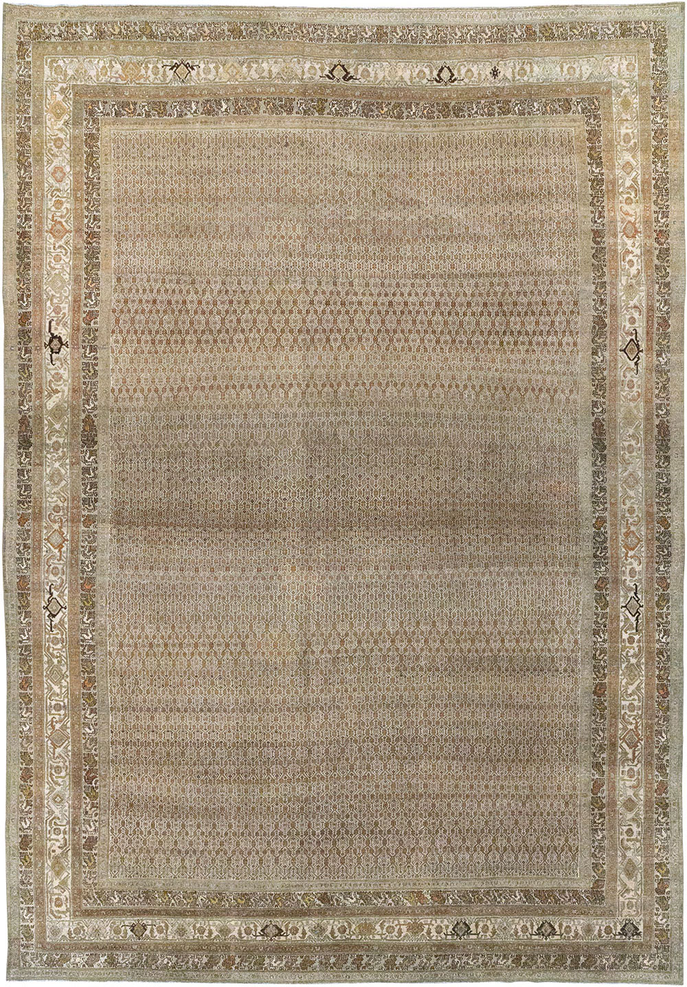 Antique Persian Bibikabad Large Room Size Carpet, No.29736 - Gsblank