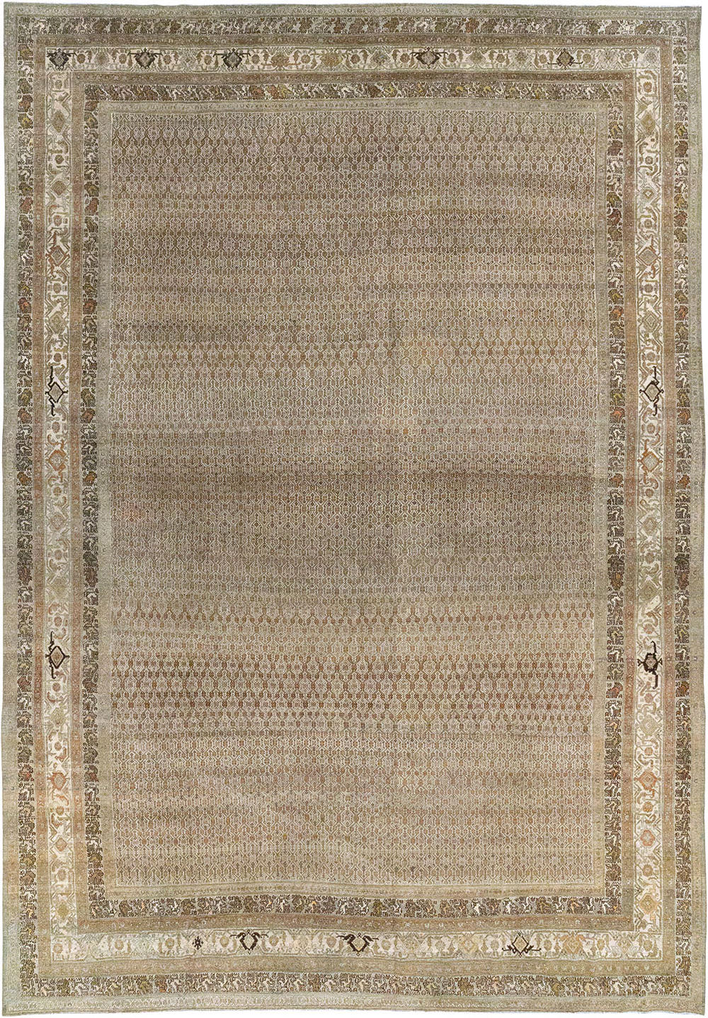 Antique Persian Bibikabad Large Room Size Carpet, No.29736 - Gsblank