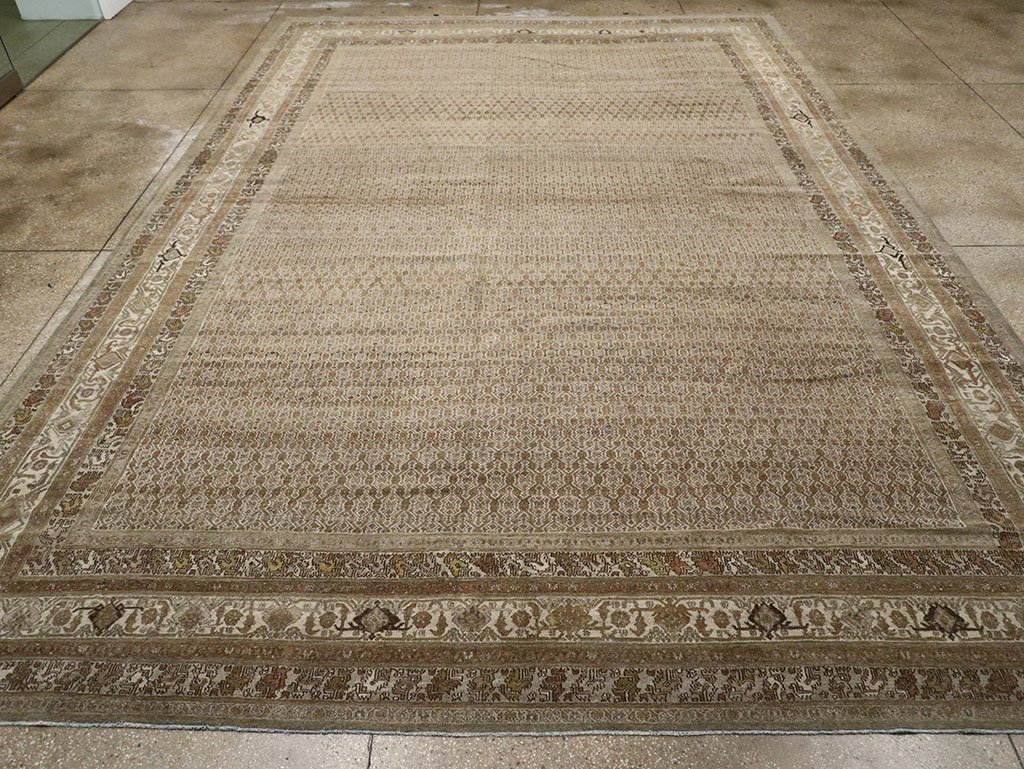 Antique Persian Bibikabad Large Room Size Carpet, No.29736 - Gsblank