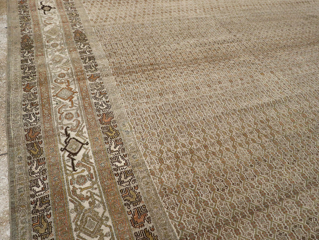 Antique Persian Bibikabad Large Room Size Carpet, No.29736 - Gsblank