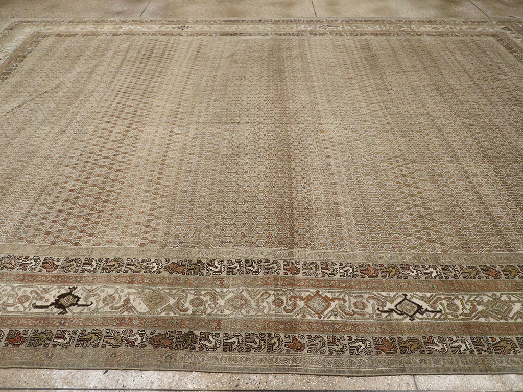 Antique Persian Bibikabad Large Room Size Carpet, No.29736 - Gsblank