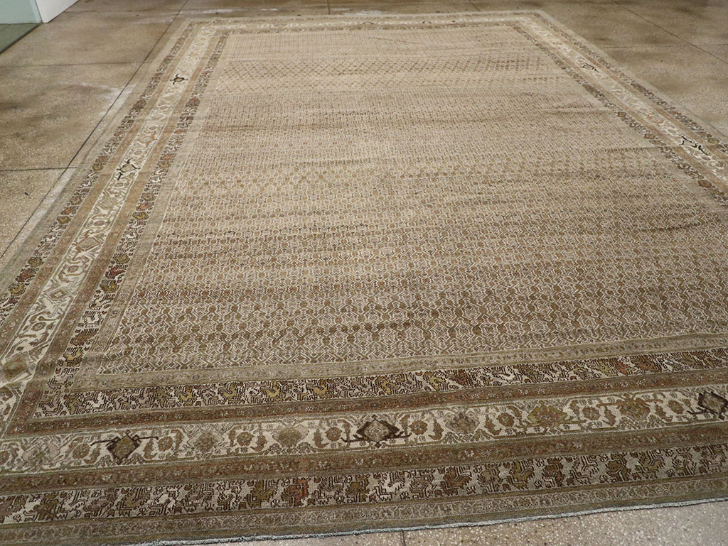 Antique Persian Bibikabad Large Room Size Carpet, No.29736 - Gsblank