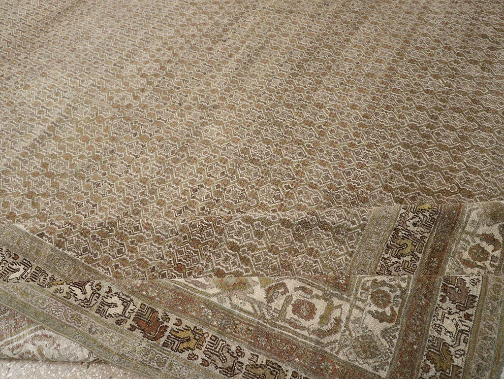 Antique Persian Bibikabad Large Room Size Carpet, No.29736 - Gsblank