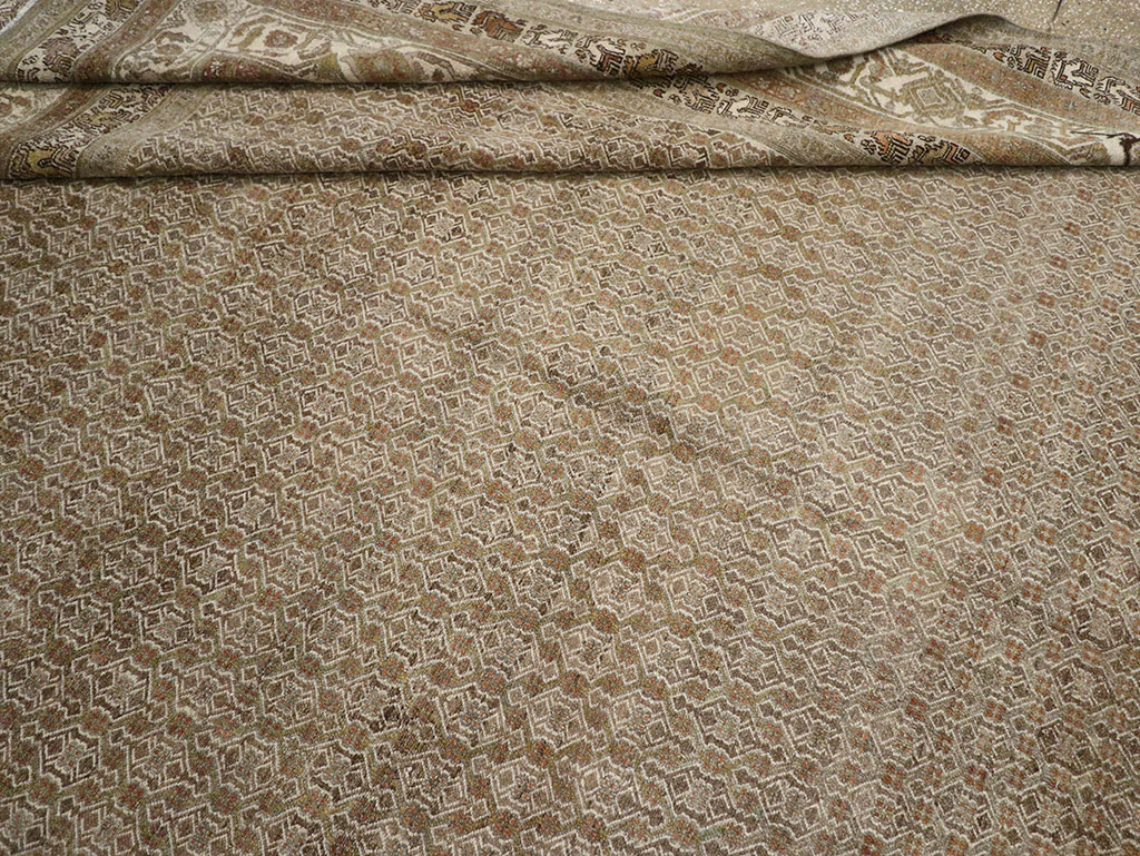 Antique Persian Bibikabad Large Room Size Carpet, No.29736 - Gsblank