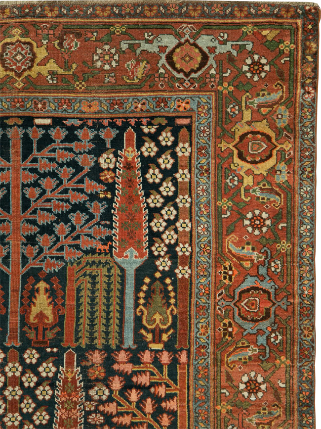 Antique Persian Kurd Gallery Carpet, No.29737 - Gsblank