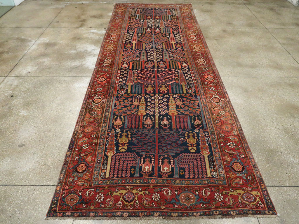 Antique Persian Kurd Gallery Carpet, No.29737 - Gsblank