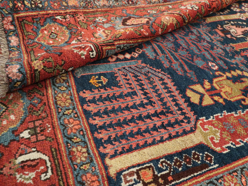 Antique Persian Kurd Gallery Carpet, No.29737 - Gsblank