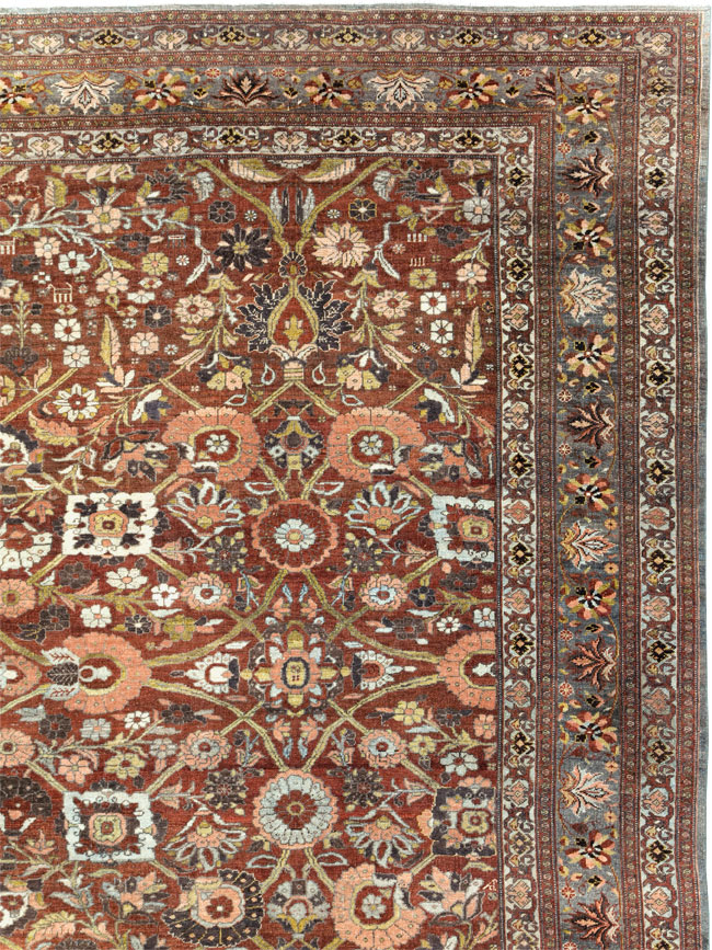 Antique Persian Bidjar Carpet, No.29741 - Gsblank