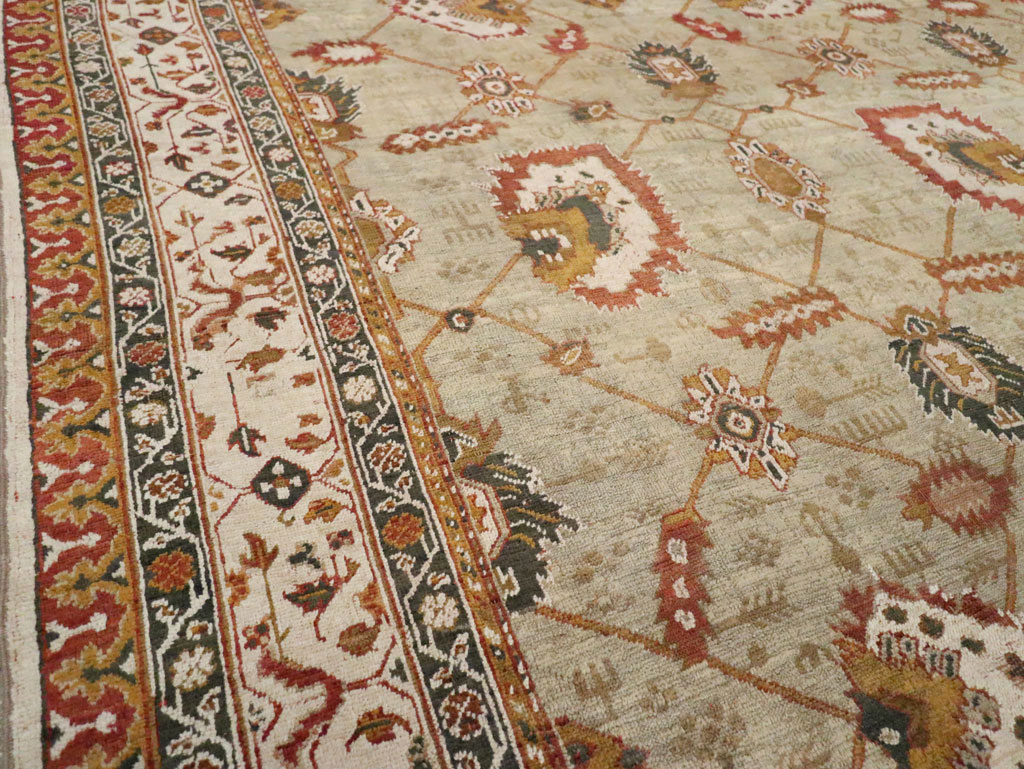 Vintage Turkish Oushak Carpet, No.29748 - Gsblank