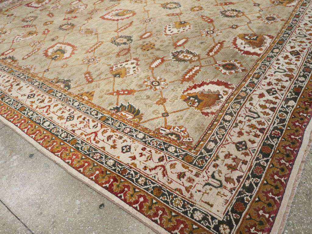 Vintage Turkish Oushak Carpet, No.29748 - Gsblank
