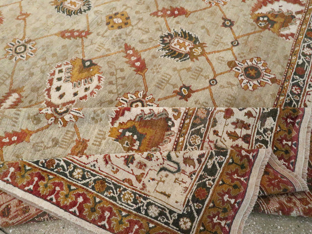 Vintage Turkish Oushak Carpet, No.29748 - Gsblank