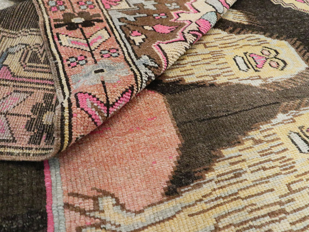 Vintage Pictorial Karabagh Rug, No.29756 - Gsblank