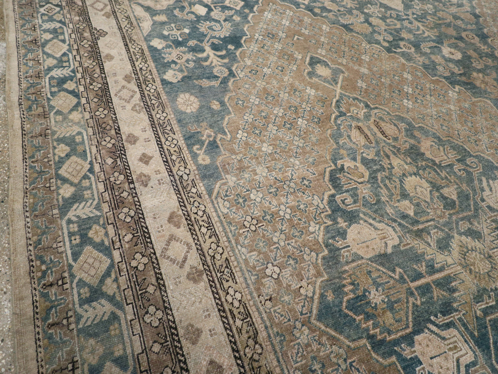 Antique East Turkestan Khotan Square Room Size Carpet, No.29762 - Gsblank