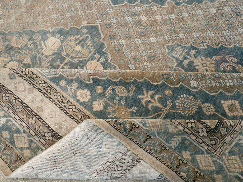 Antique East Turkestan Khotan Square Room Size Carpet, No.29762 - Gsblank