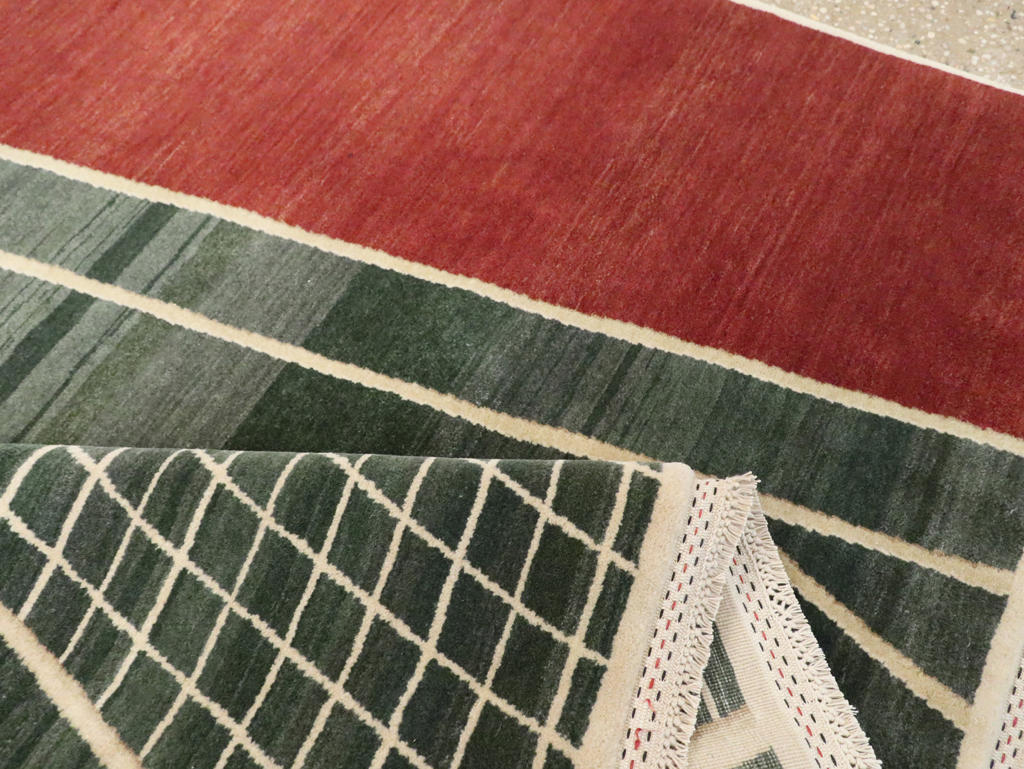 Modern Persian Tabriz Pictorial Rug (Pair: 1 of 2), No.29763 - Gsblank