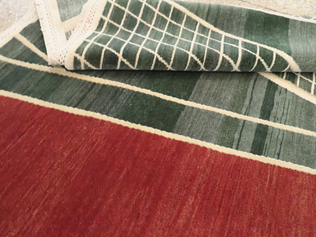 Modern Persian Tabriz Pictorial Rug (Pair: 1 of 2), No.29763 - Gsblank