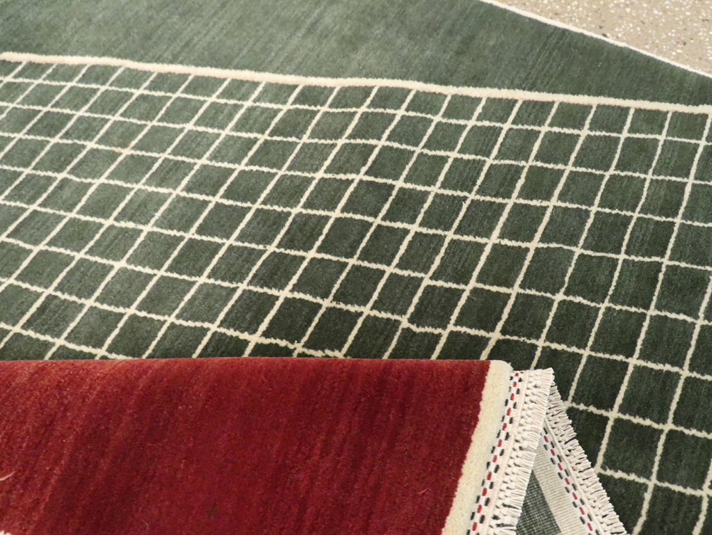 Modern Persian Tabriz Pictorial Rug (Pair: 2 of 2), No.29764 - Gsblank