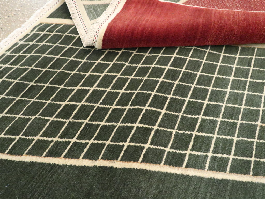 Modern Persian Tabriz Pictorial Rug (Pair: 2 of 2), No.29764 - Gsblank