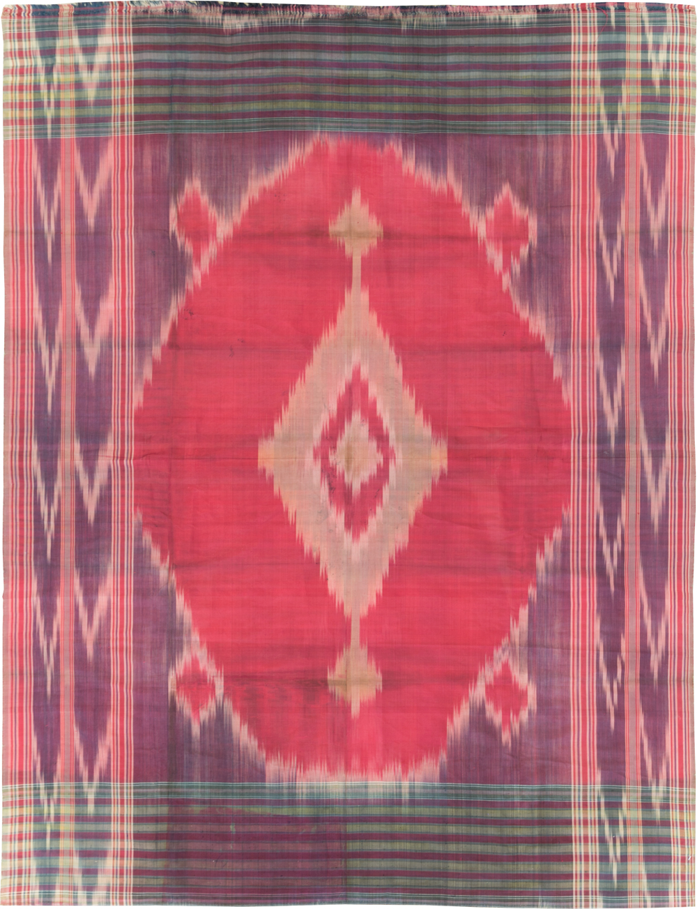 Vintage Uzbek Ikat Textile, No.29765 - Gsblank