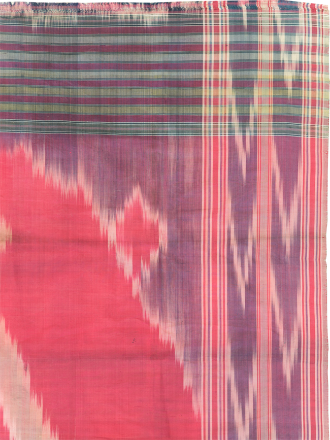 Vintage Uzbek Ikat Textile, No.29765 - Gsblank